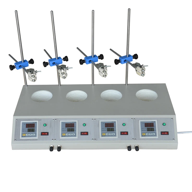 Professional Designed Laboratory Equipment 4-rows Electronic Heating Mantle