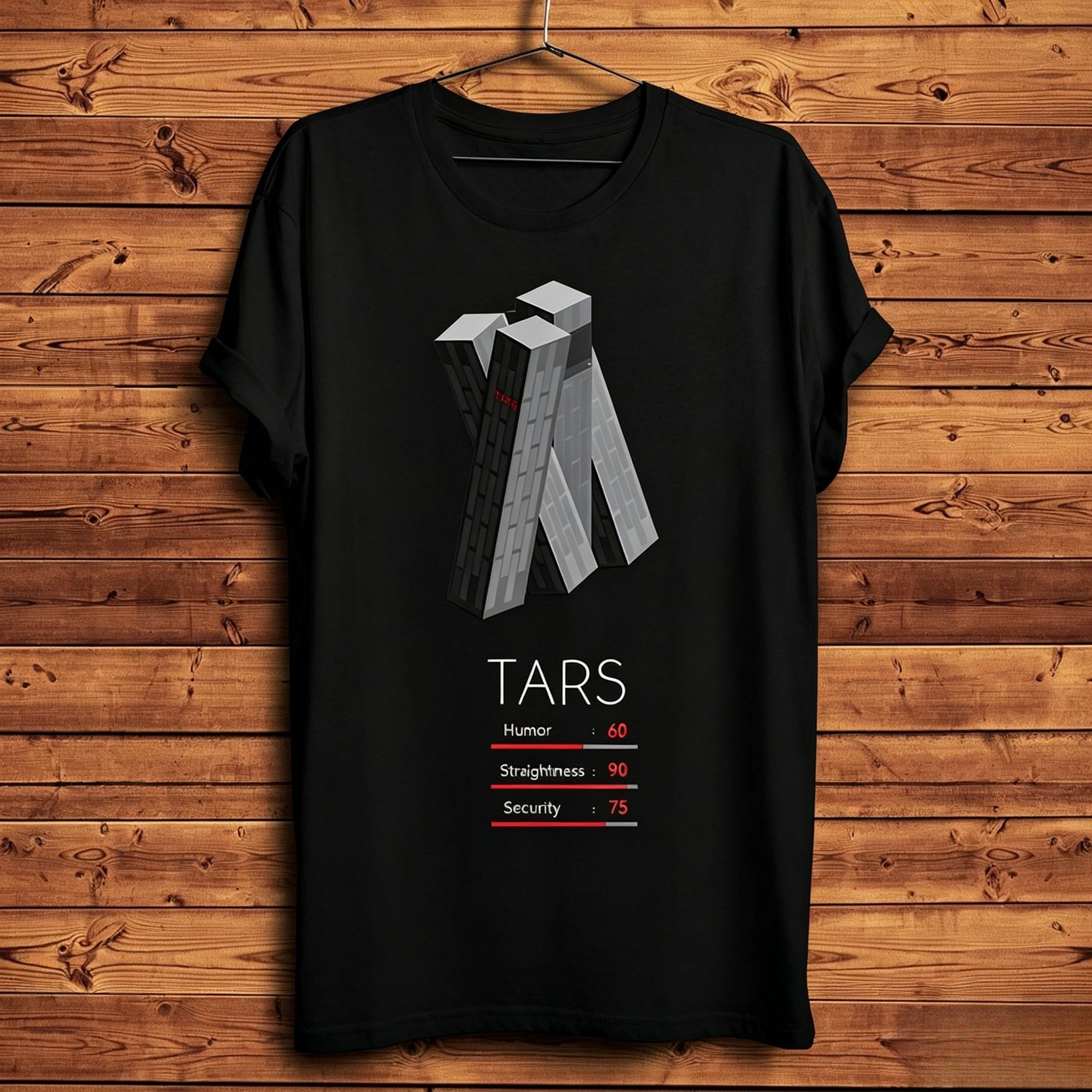 Camiseta Interstellar Cute Humor Robot TARS divertida para hombre, nueva camiseta informal blanca, camiseta Unisex humorística Droid Geeker Streetwear