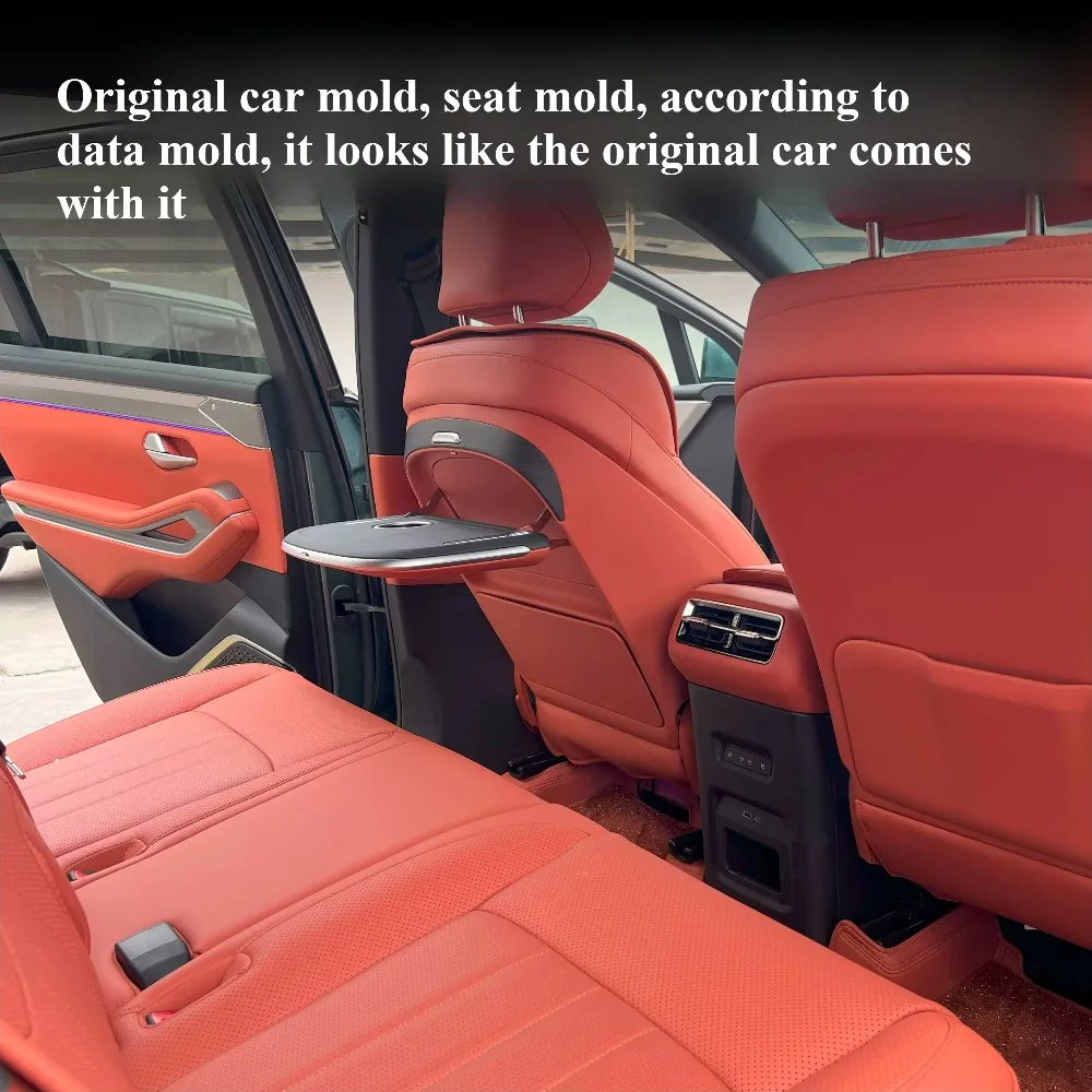 Car Tray Table For BYD Atto 8 Sealion 8 Seat Back Small Table Board w/ Ambient Lamp Wireless Charger Foldable Laptop Table Plate detail image 2