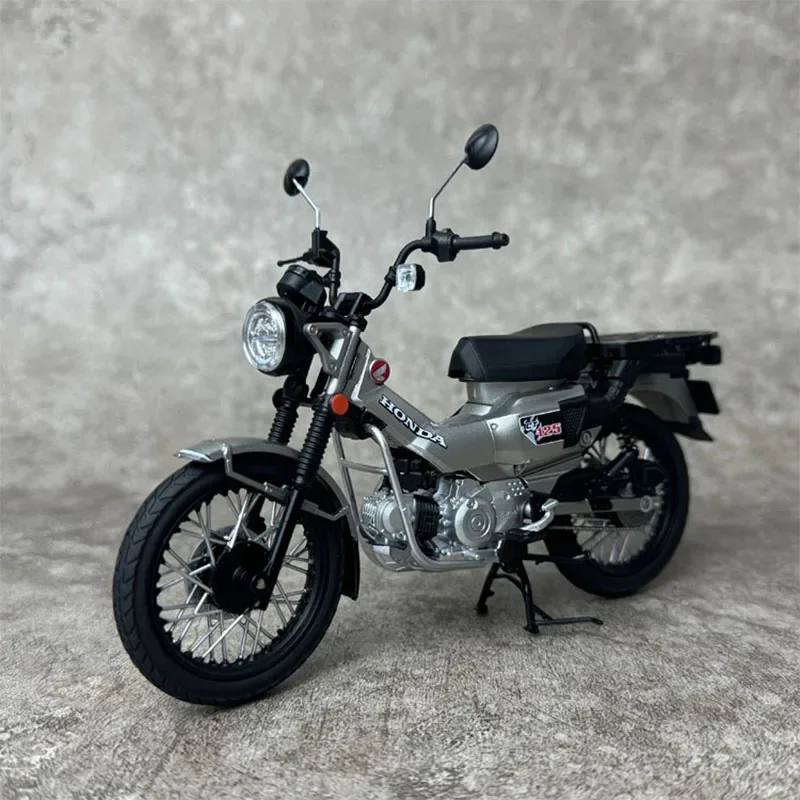 1/12 Scale Honda CT125 Motorcycle Simulation Alloy Model Static Display Birthday Gift Toy Collectible Souvenir Decration