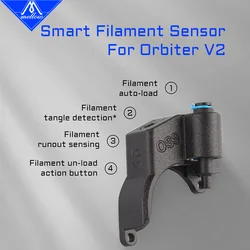 Mellow LDO Orbiter V2 Extruder Smart Filament Sensor V4.2 Kits Detect Stuck Filament Sensor For 3D Printer Parts