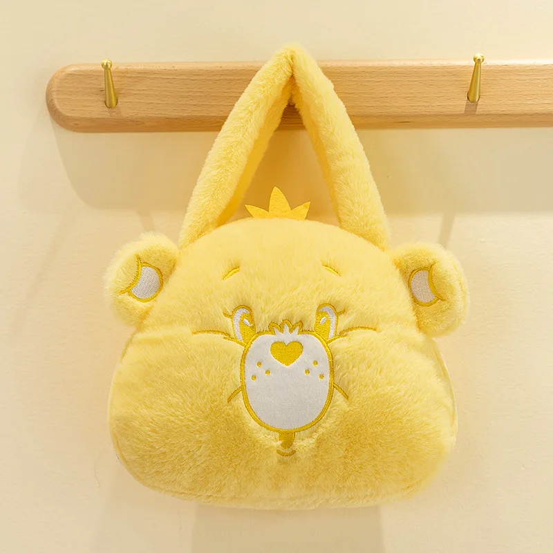 Miniso Kawaii Care Bear Pluszowa Portmonetka do Ręki Jest Najlepszym Prezentem Urodzinowym dla Dziewczynek. Torebka Care Bear na prezent świąteczny