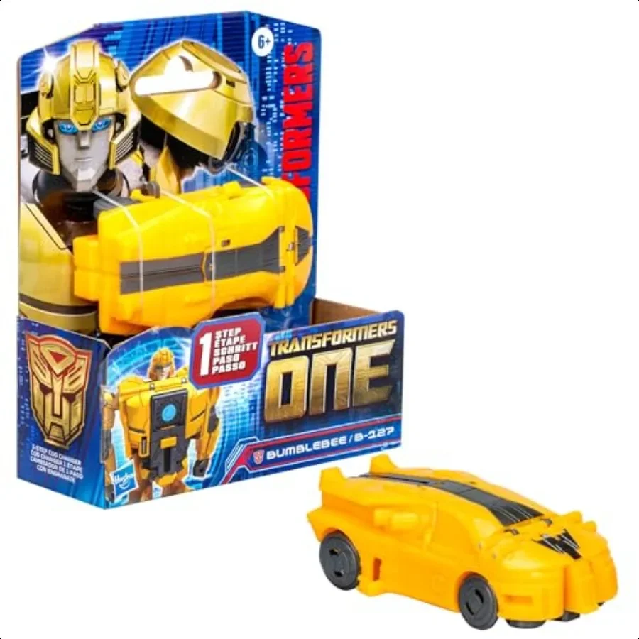

Transformers One Cog Changer Bumblebee B127 4Inch Robot Action Figure Interactive Toys for Boys and Girls Ages 6 and Up