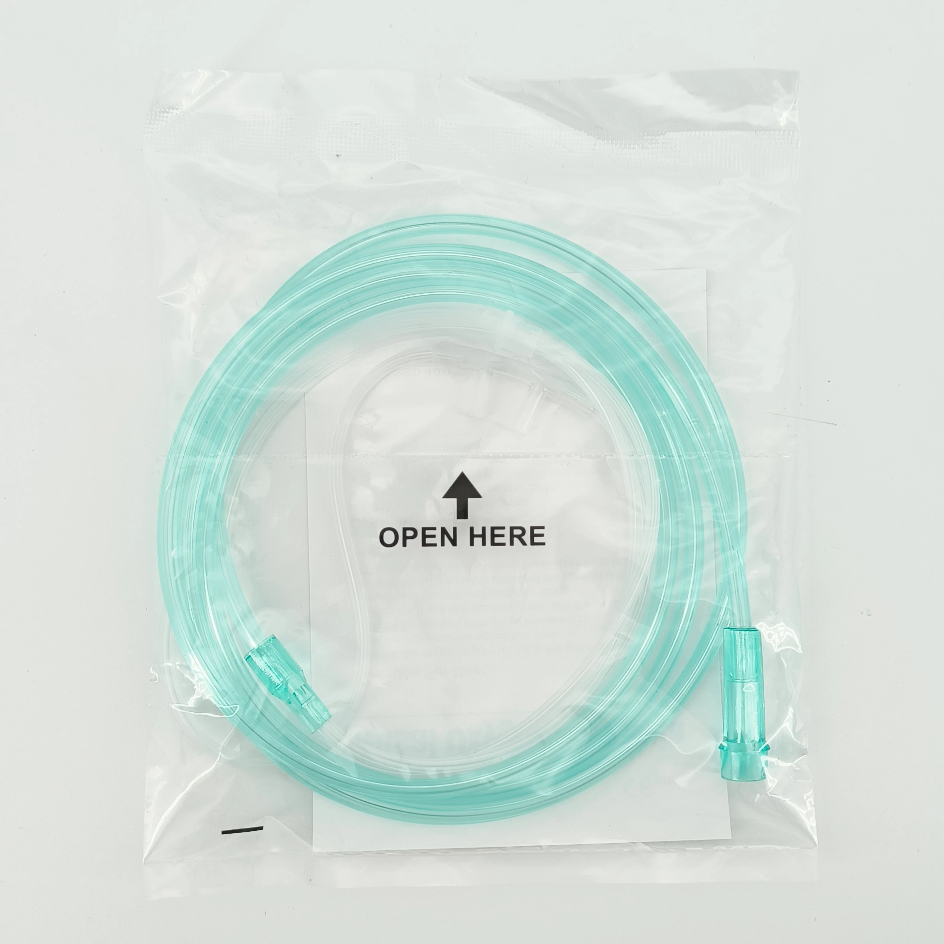 15Pcs Nasal Oxygen Cannula Disposable Oxygen Tubes Double Stuffy Nose Tubing Plastic Nasal Tube Nasal Oxygen Tubes 2.0M