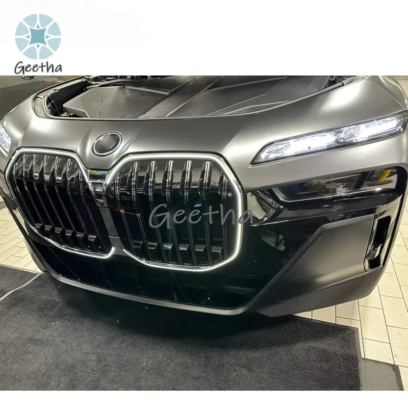

G70 Illuminated Grille Fit for 7 Series G70 2024 Year Gloss Black and Siver Front Mesh With White LED Grille for G70 2024