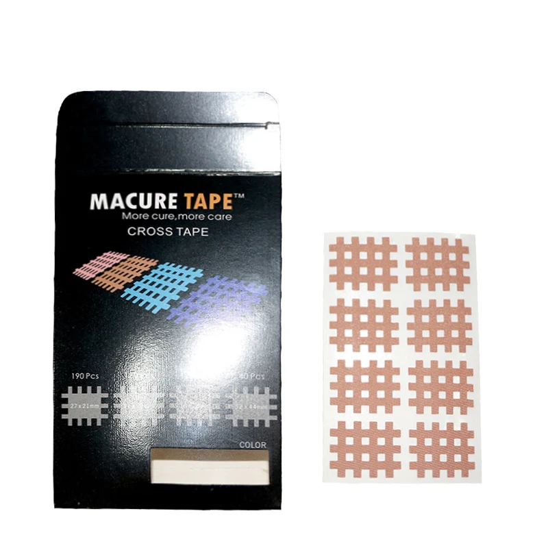 Macure Tape 20 Pcs  Healthcare Cross Tape Kinesiology Sports Kinesiology Tape Medical Muscle Support Kinesiologia Outdoor Taping