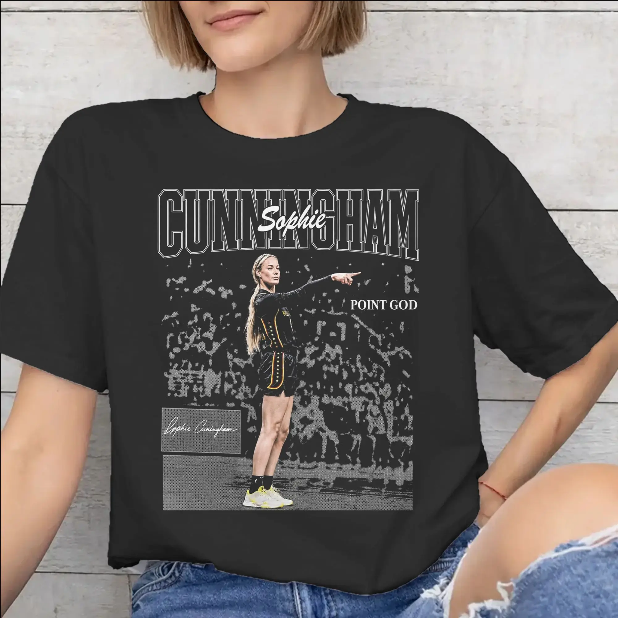 Camiseta Sophie Cunningham Point Good Meme para hombres y mujeres, idea de regalo, camisetas, ropa 100% de algodón