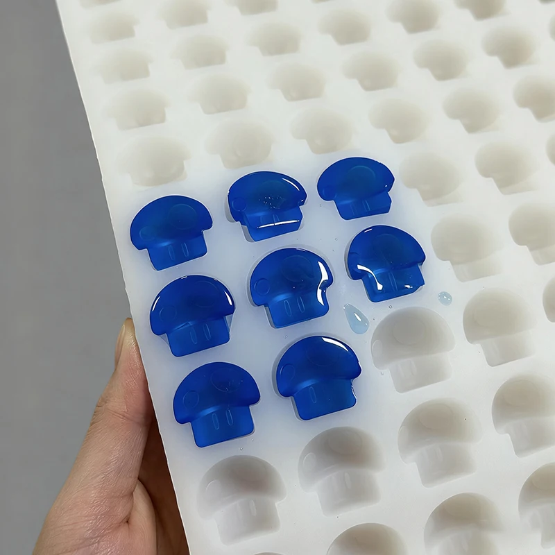 300 cavity mushroom-shaped silicone fudge mold, suitable for chocolate, candy, jelly, soap, candles, DIY crafts