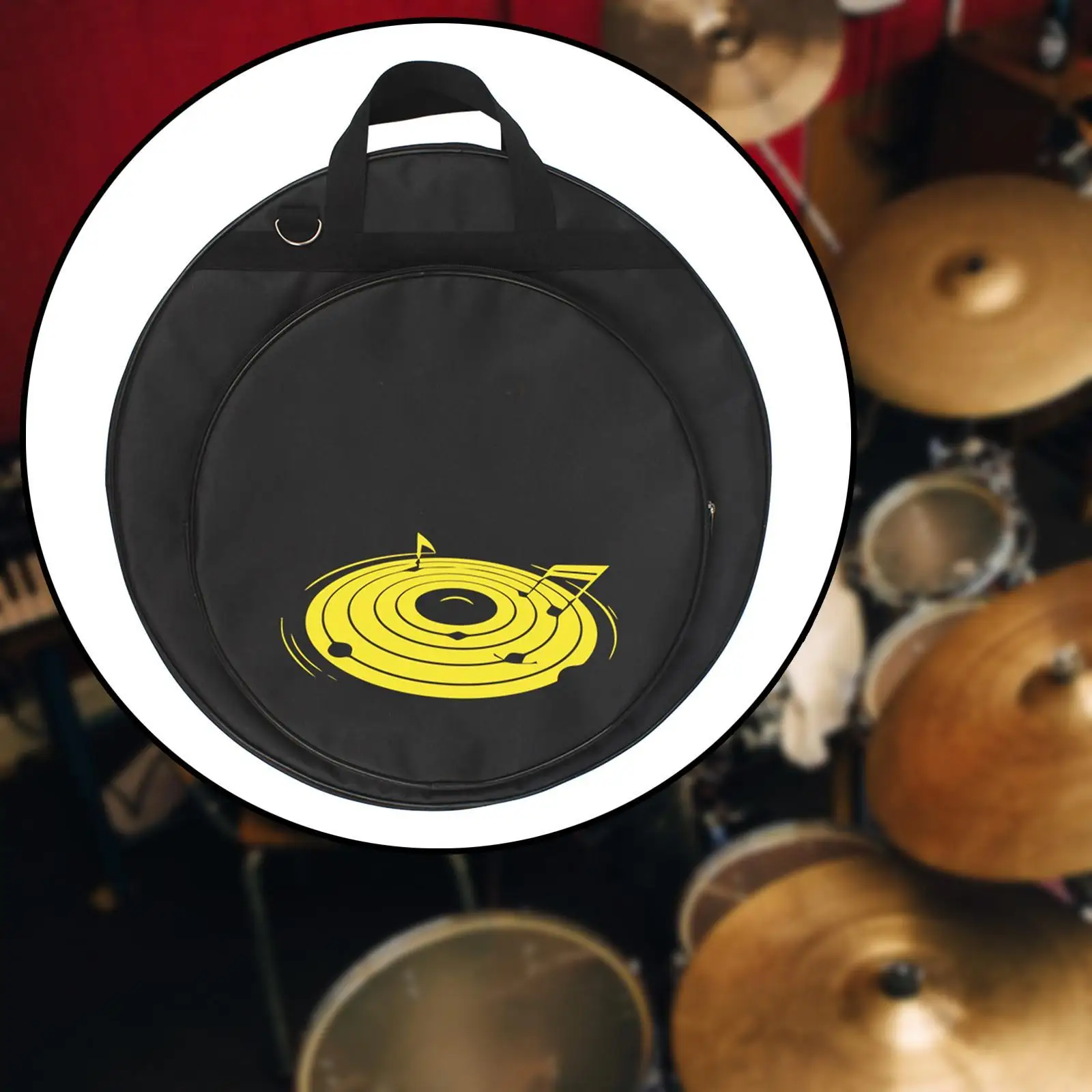 21inch Cymbal Bag Protection with Removable Dividers with Handle Cymbal Box