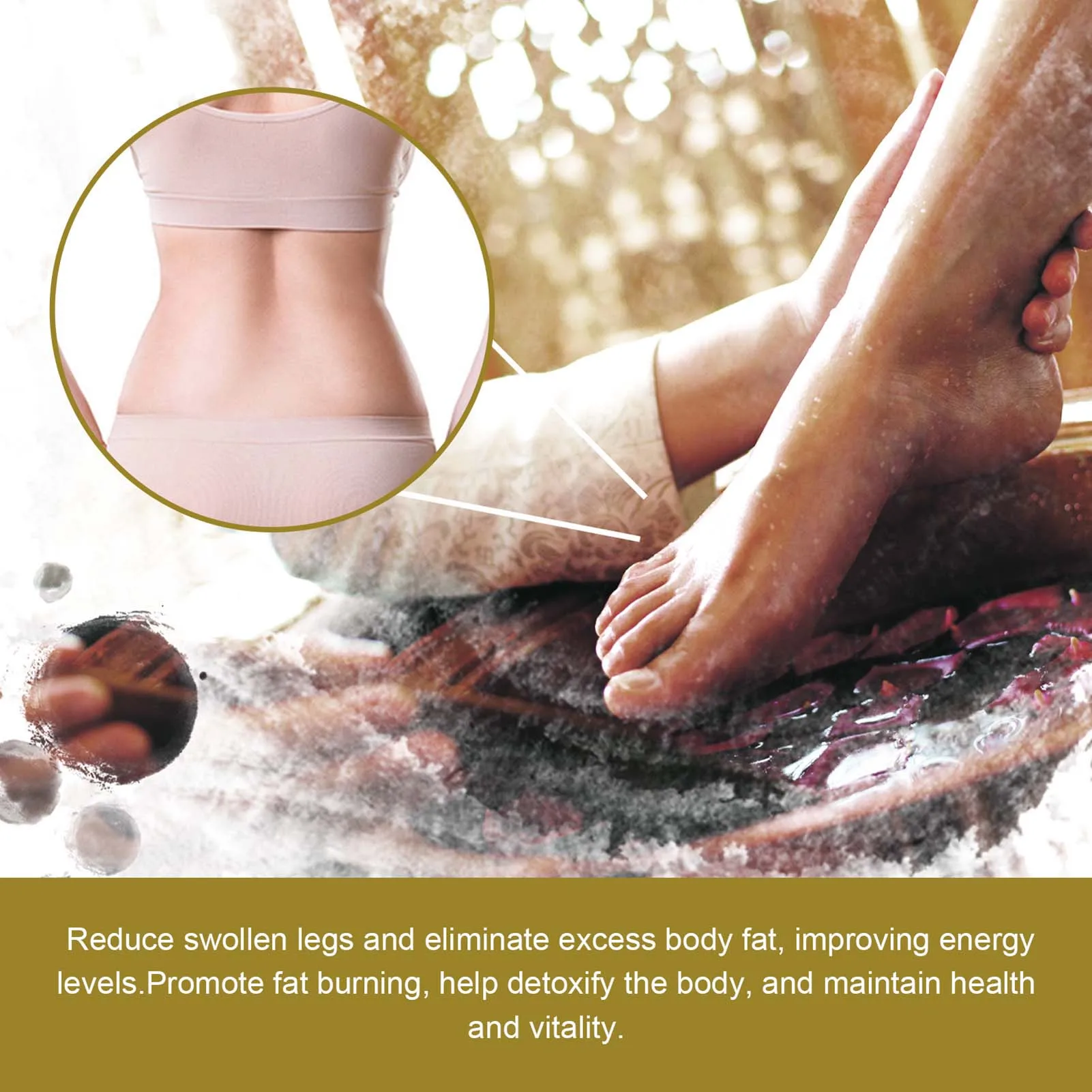 Joint Soreness Foot Soak Beads Stimulate Blood Circulation Slimming Foot Soak Beads for Relieving Stress Soothing Foot Aches