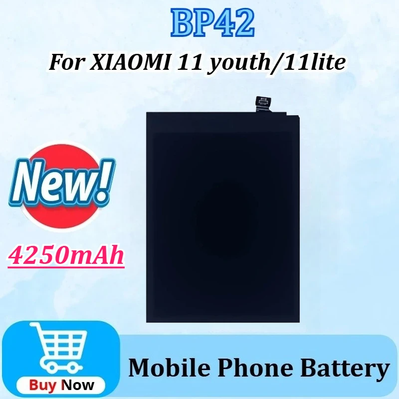 

BP42 4250mAh for XIAOMI 11 Lite/Mi 11 Lite 5G NE /2109119DG /M2101K9AG/ M2101K9G /M2101K9C Mobile Phone Battery +Tools