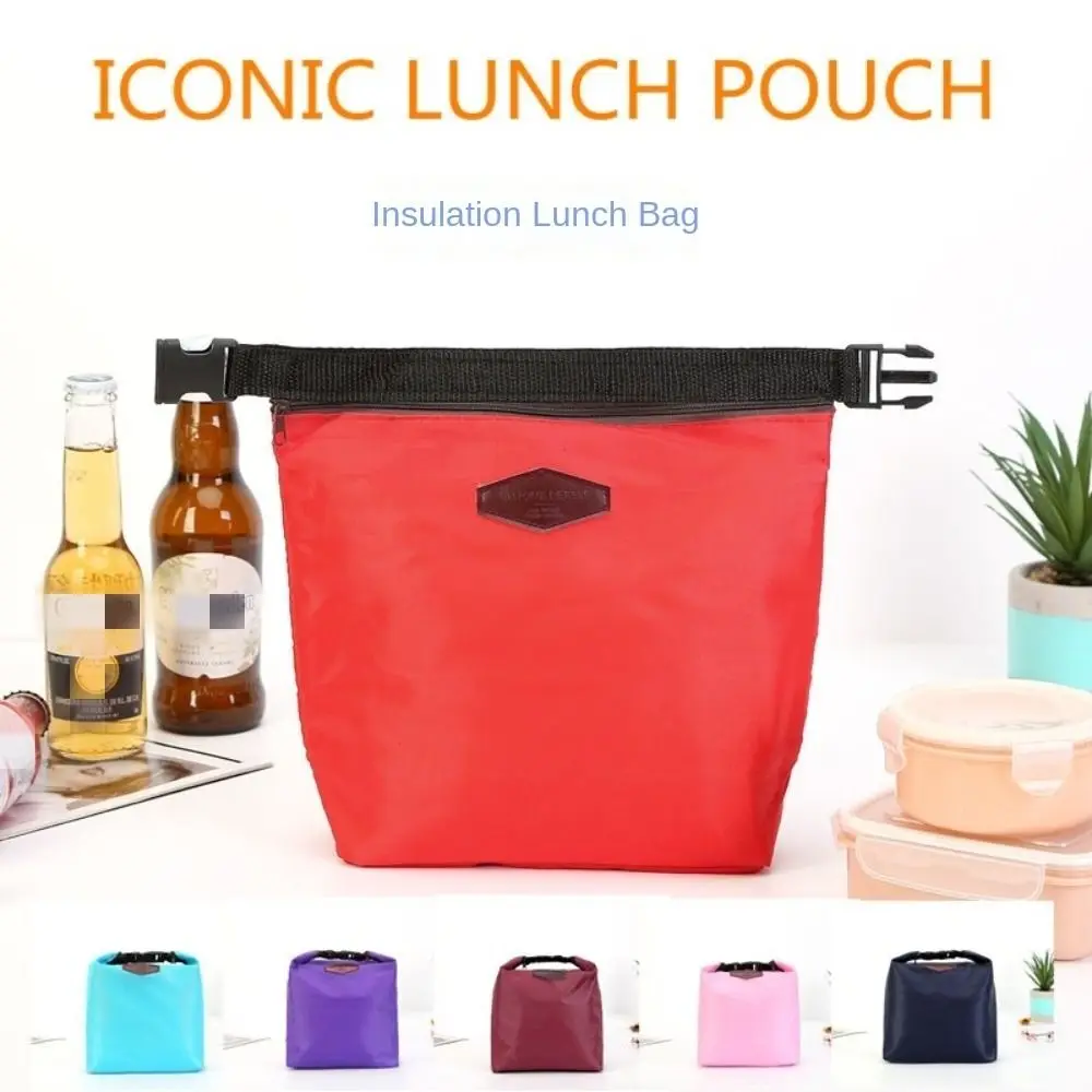 Large Capacity Thermal Insulated Lunch Bag Oxford Cloth Waterproof Cooler Lunchbox Tote Insulation Package Handbag Storage Bag
