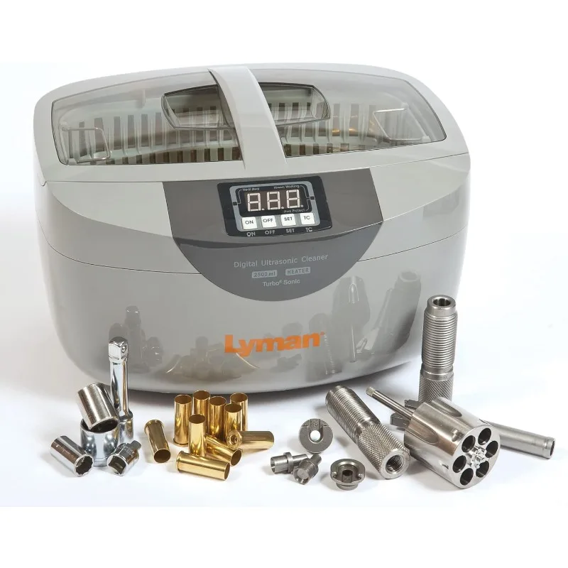 Lyman, Turbo Sonic Case Cleaner 115V Multiple, Large, 2.5L, Grey