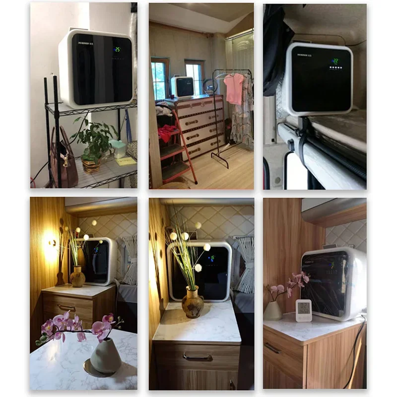 F001-07KR/A Mini Portable Split-Type Air Conditioner Ideal for RVs and Tents, Compressor-Based Cooling, for Camping