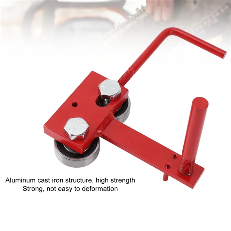 

AB11-Chain Saw Guide Bar Closing Tool Chain Guide Straightener Set For Chain Grinding