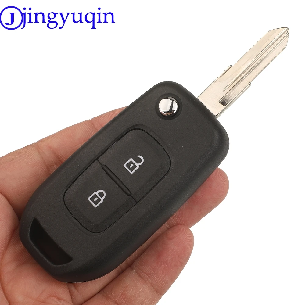Jingyuqin Modified Remote Car Key Shell 2BNT For Renault Kangoo Trafic Master Nissan Interstar Opel VAuxhall Movano Vivaro 2002+