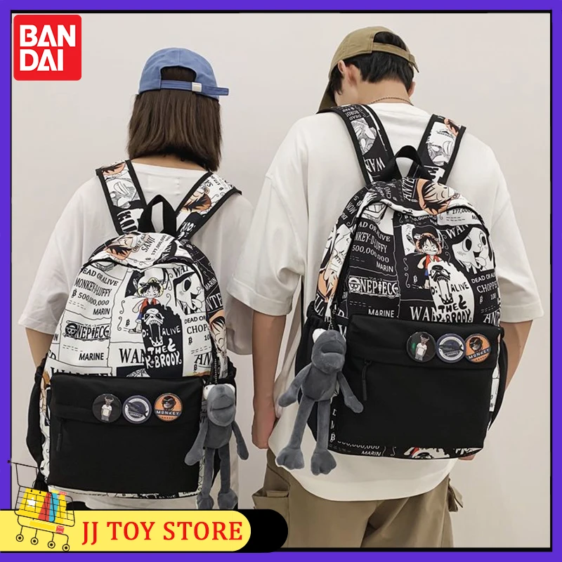 

Cartoon One Piece Luffy Anime Figure Backpack Girls Boys Travel Rucksack Cartoon Big Capacity For Teenagers Students Schoolbags