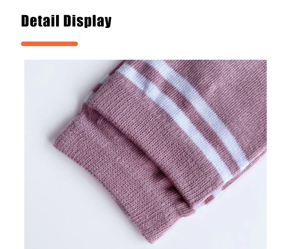 1/5 Paar Fünf-Finger-Socken für Damen und Mädchen, gestreift, Baumwolle, solide, schweißabsorbierend, weich, langlebig, kurze Zehensocken für Studenten, 4 Jahreszeiten – Detail 4