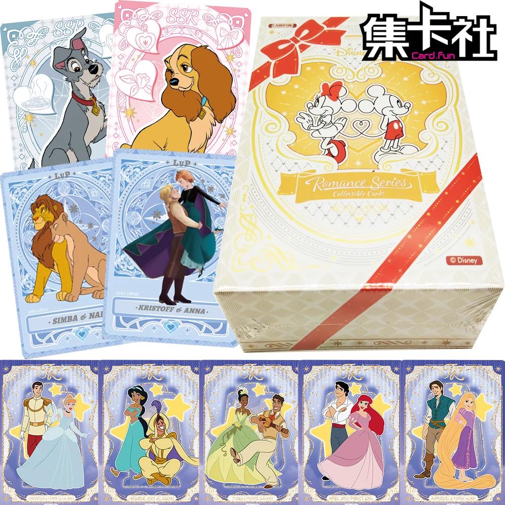 

Оригинальные коллекционные карточки CARD.FUN Disney, серия «Романтика», анимационные фильмы, портреты классических персонажей, коллекционные карточки для фанатов, подарок на фестиваль