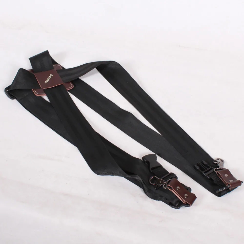 

Thickened Padded Djembe Shoulder Straps Adjustable Replacement African Drum Backpack Strap Black Tambourine Hand Drum Belt