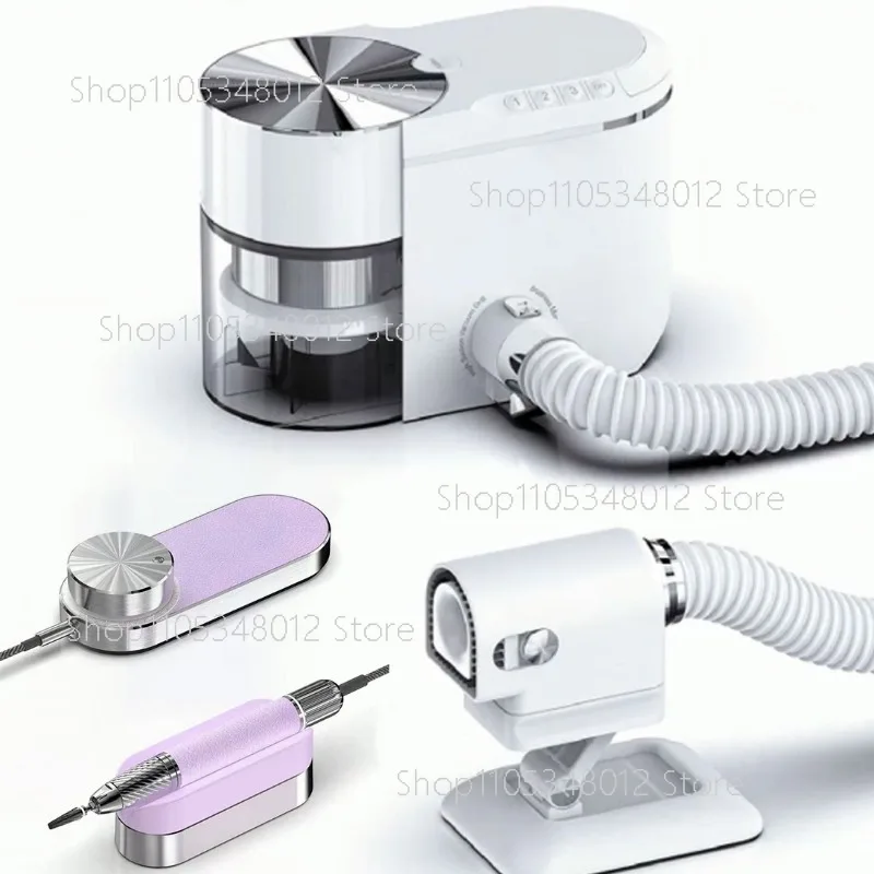 New Nail Art Vacuum Cleaner Brushless Turbo Silent Large Suction Polishing Nail Art Tool