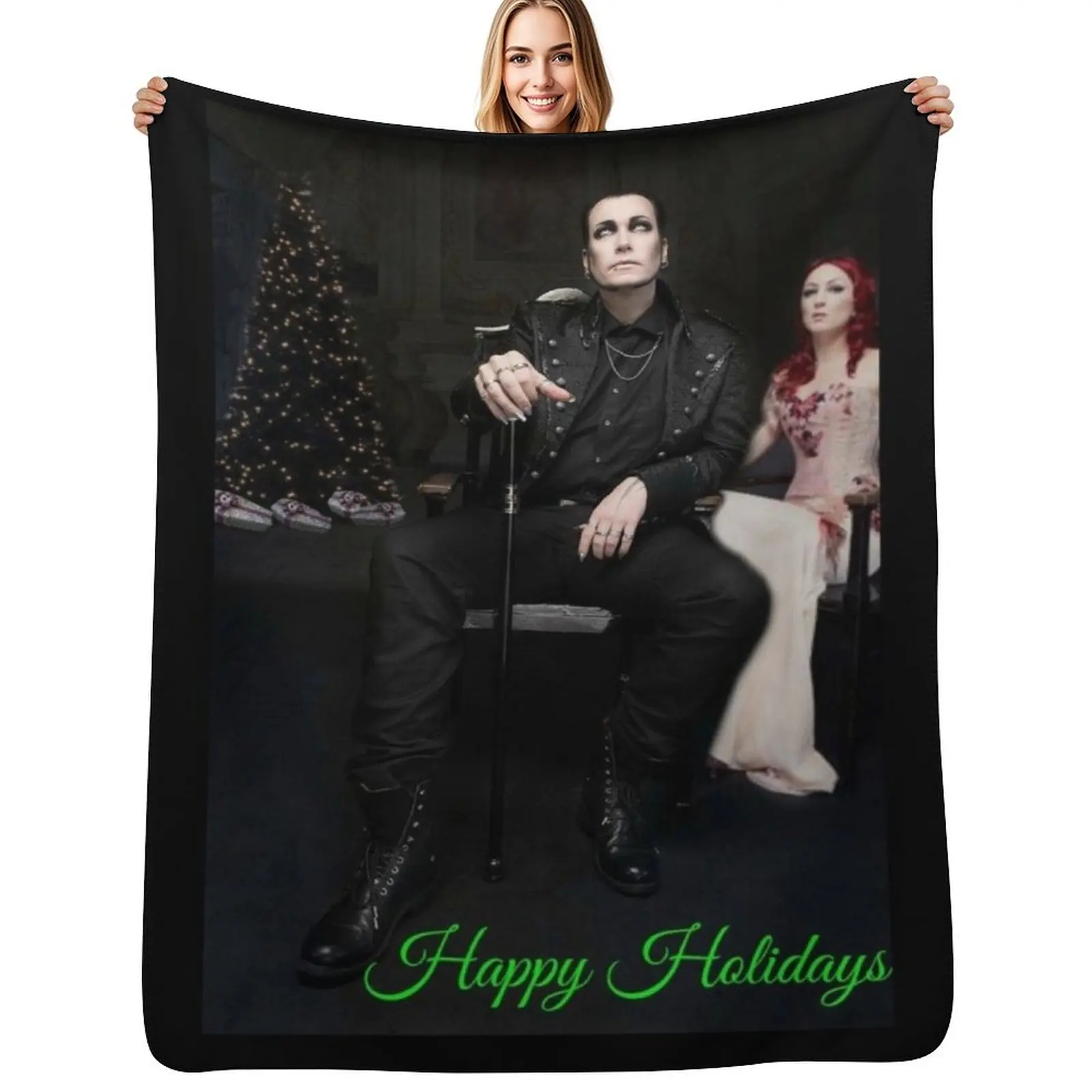 Blutengel Throw Blanket No Pilling Soft Warm Blanket for Bed