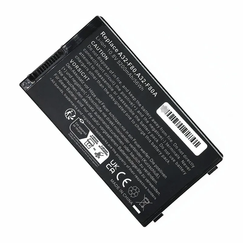 A32‑F80 Laptop Battery For ASUS X88V F83T F80S X85S X82S A32‑F80A A32‑F80H