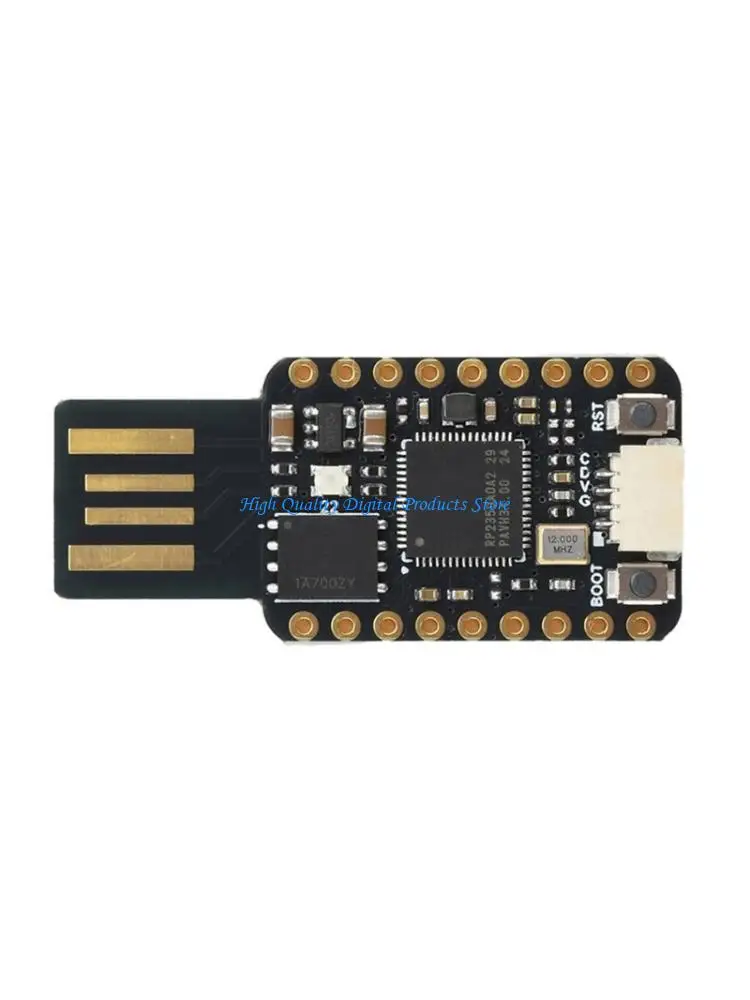 U2JE USB Microcontroller Board with 4MB Storage and 29 GPIO for Electronics Learning, Code Loading, and Control Study