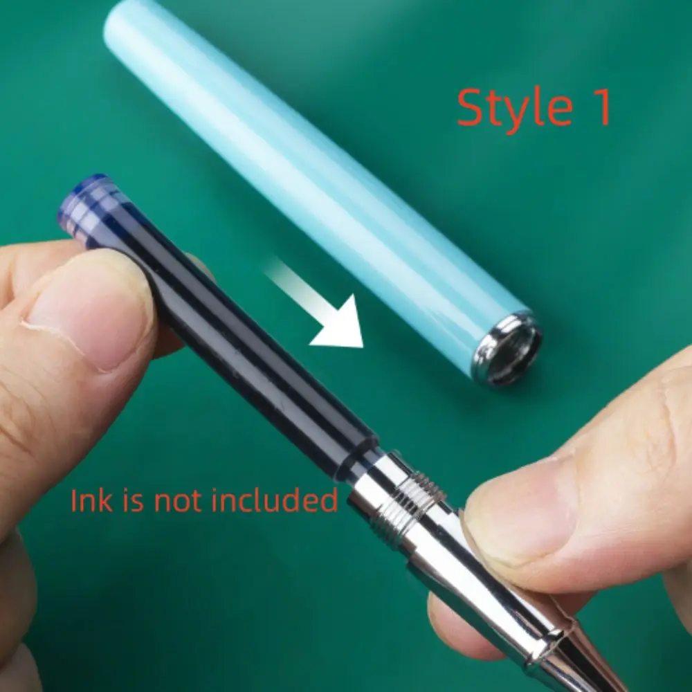 Stationery EF0.38mm Fountain Pens Handwriting Calligraphy Signature Pen Drawing Smooth Writing Metal Ink Pen School Supplies