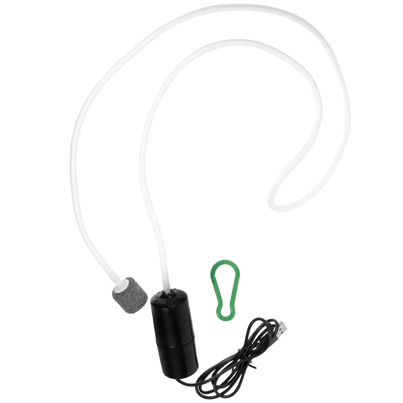 

Компактный USB-насос для аквариума: бесшумный портативный мини-аэратор для кислородных пузырьков, идеально подходит для бетт и креветок