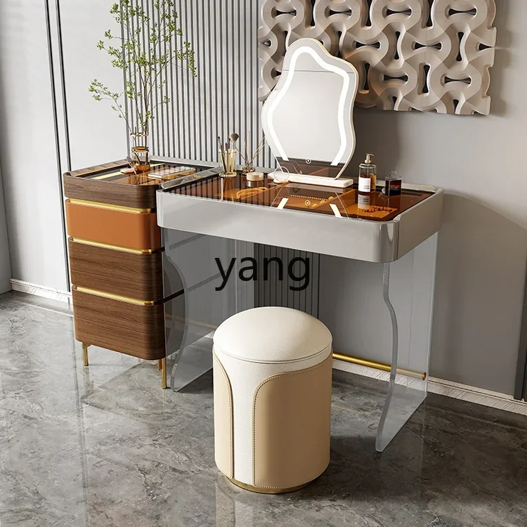LH minimalist dresser modern light luxury makeup table integrated jewelry box smart  makeup table