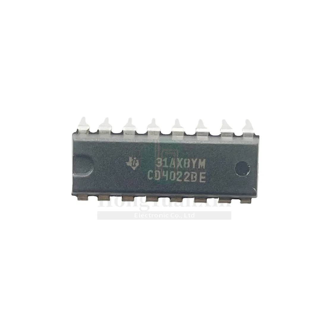 10PCS/ CD4022BE CD4022 [New Imported Original] DIP-16 In-line Binary Counter