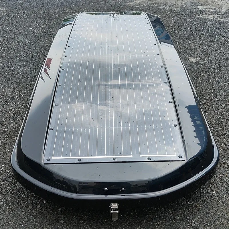 Dachkoffer mit Solarmodulen SUV universeller Autokoffer mit großem Fassungsvermögen, selbstfahrender Solarankoffer