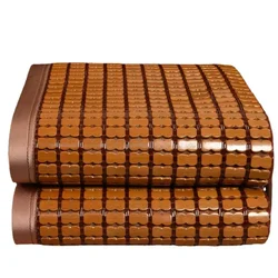 Bamboo Mat Mattresses summer classic double bed folding bamboo mat Hand woven smooth and cool breathable Easy to store and clean