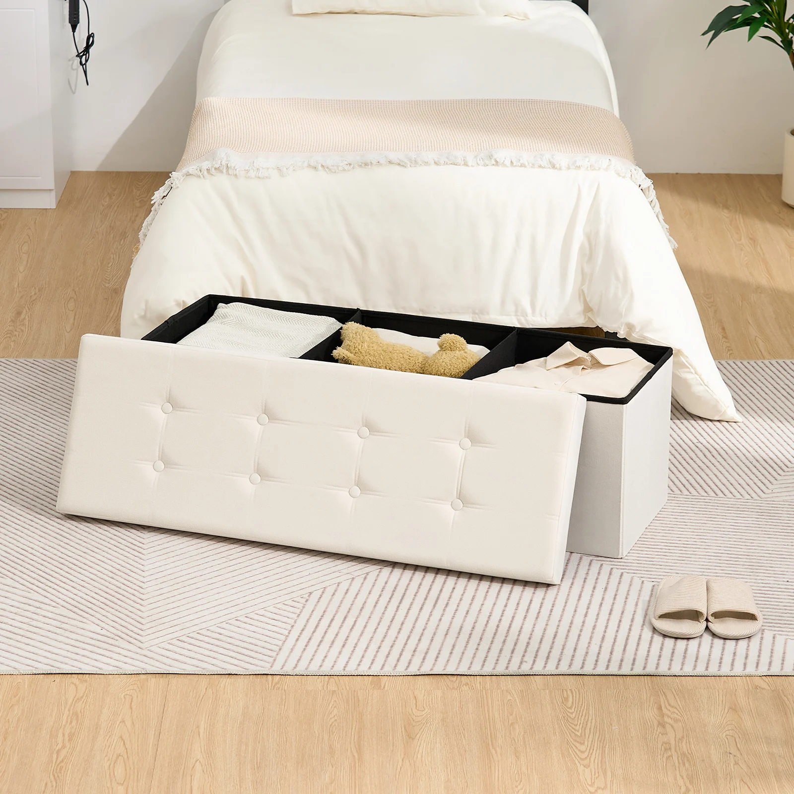 43 Inches Plush Velvet Folding - đánh giá và giá Home Improvement Mall
