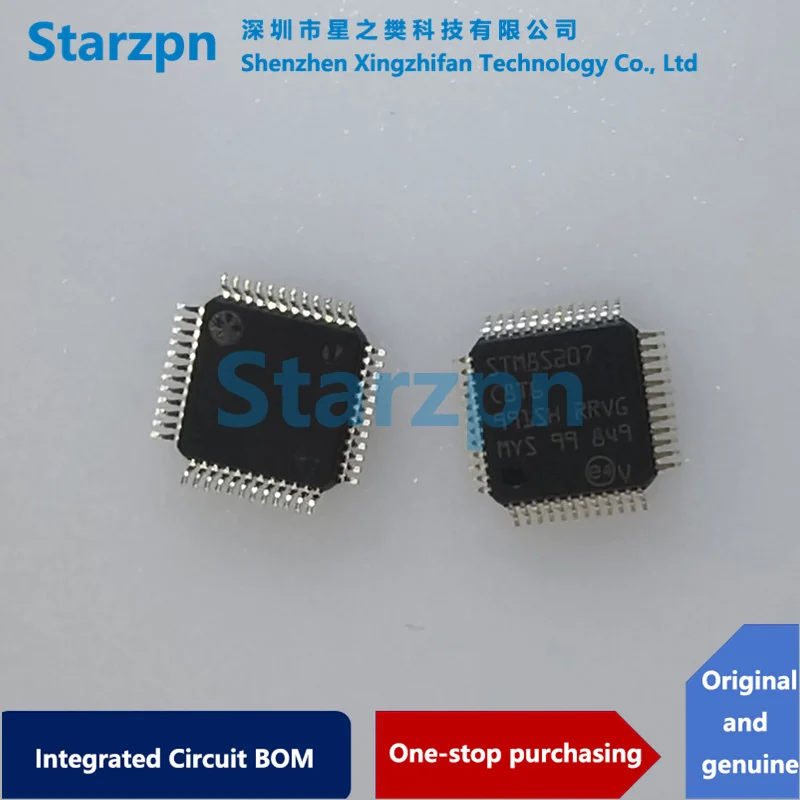 2PCS STM8S207C8T6 8S207C8T6 LQFP-48 New Original In Stock