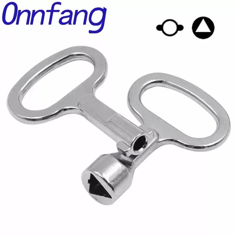 

1PCS Universal Elevator Door Lock Valve key wrench Utility Key Plumber Triangle Key For Electric Cabinets Metro Trains