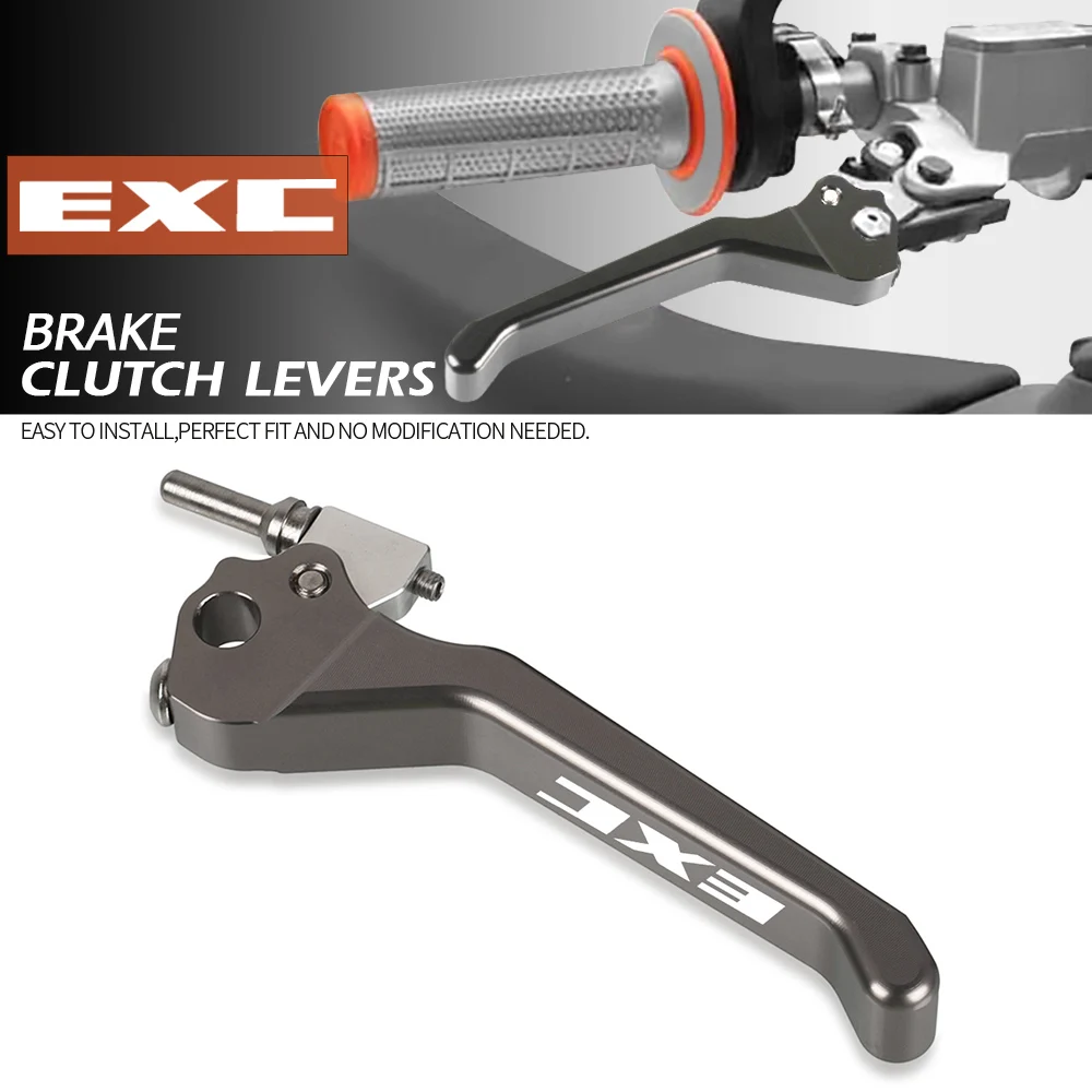 CNC For 200 EXC XCW 525SX XC XCW 2004 2005 2006 Motocross Conversion Labor Saving Brake Clutch Levers Save Effort Conversion Kit
