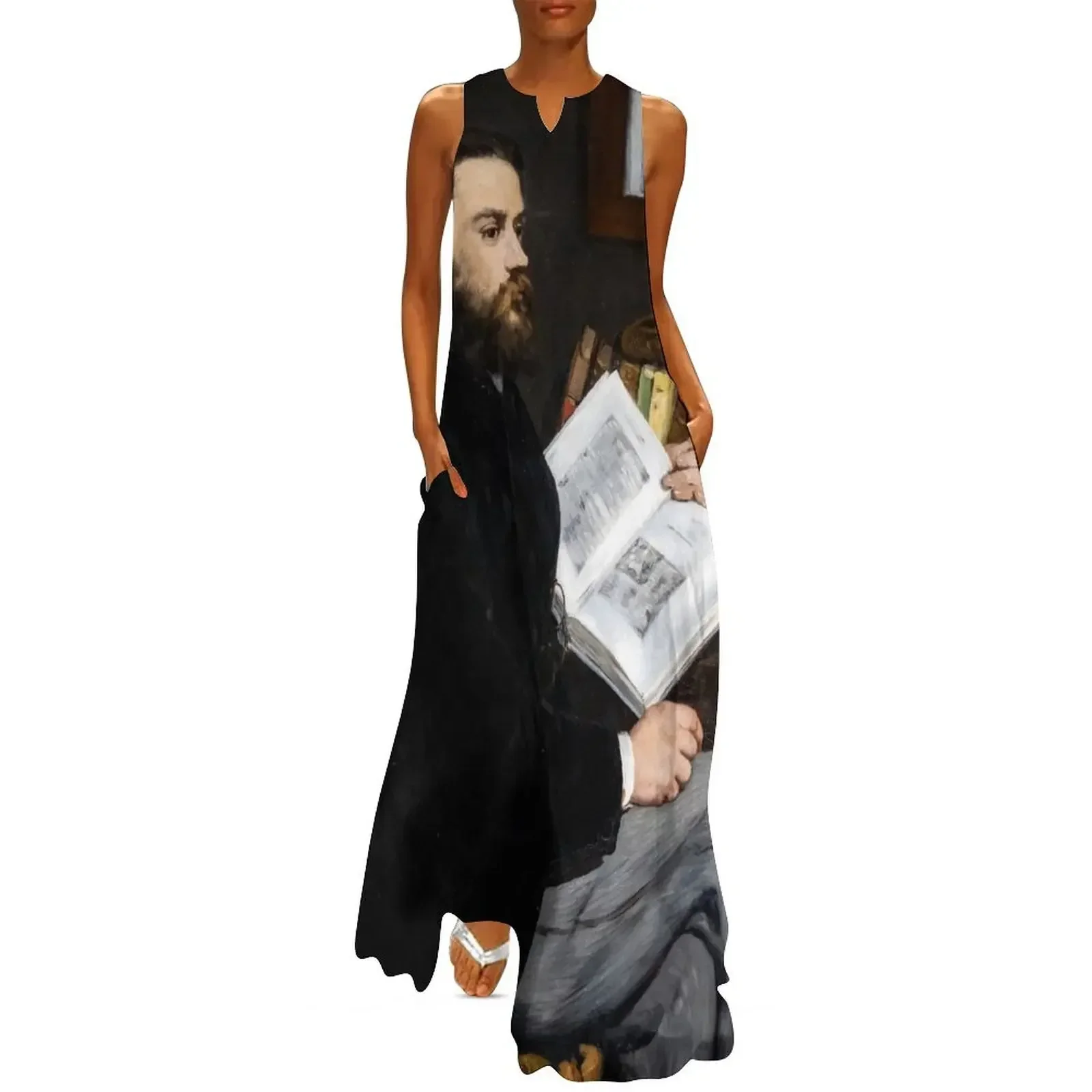 

Edouard Manet - Portrait of Emile Zola Long Dress Women's clothing summer dresses summer dress womens 2025 bandage dress