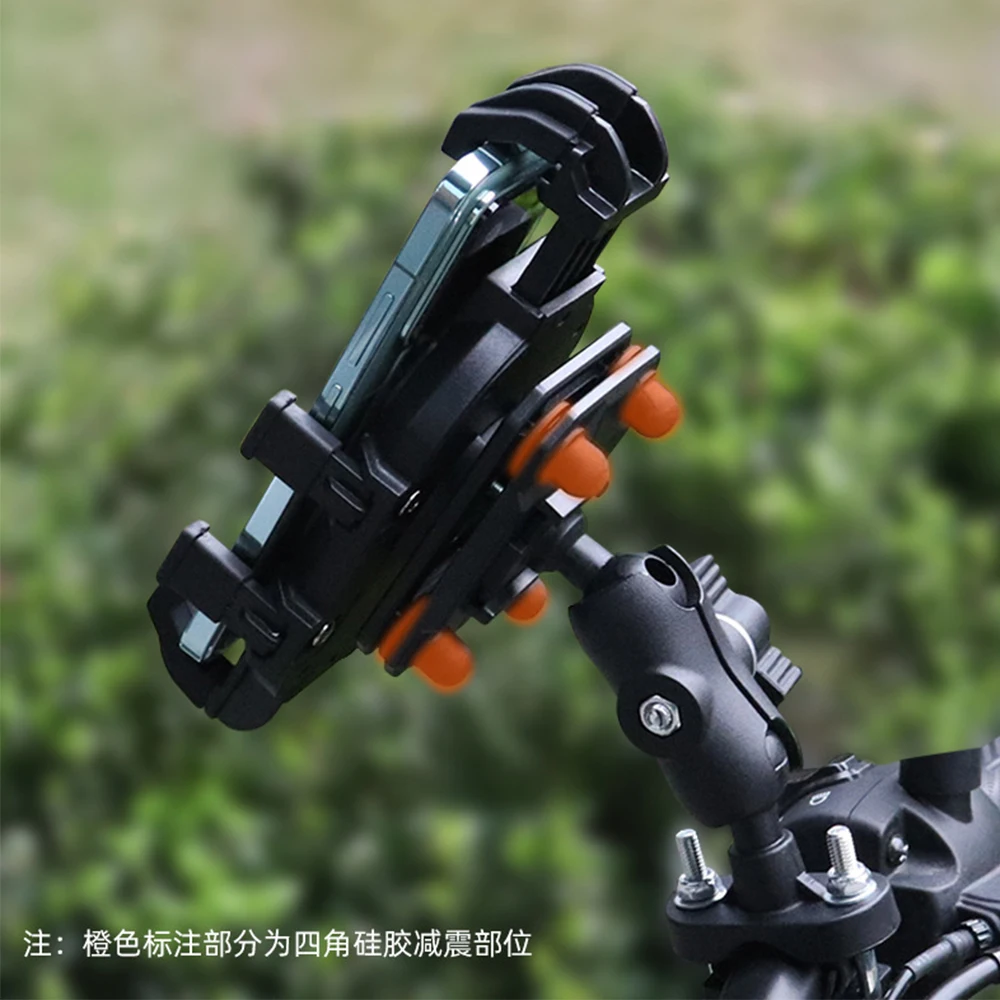 Rearview Mirror Motorcycle Phone Mount Anti-Shake Rotation Holder For ZONTES 150X 310M RX4 RX5 ZT125 RC401 RC300 Z300 368 350E