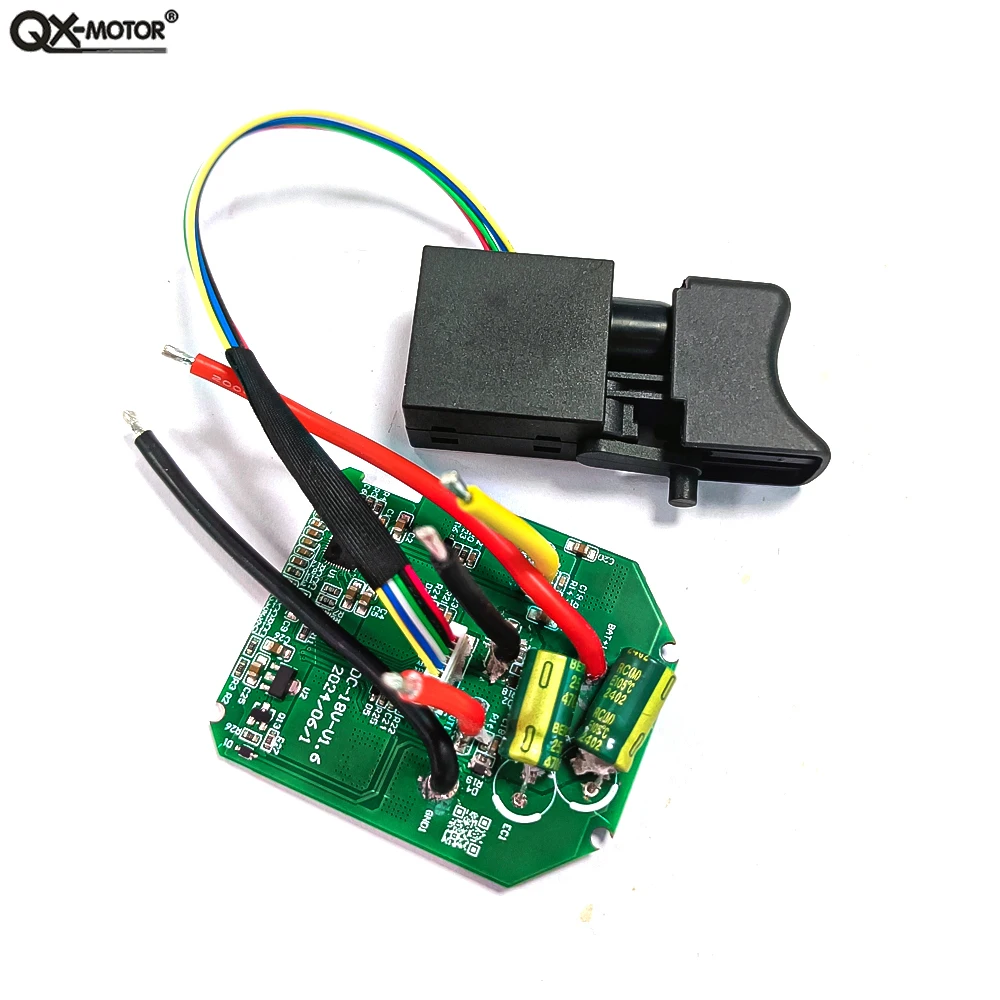 

QX-MOTOR 50 мм EDF 12-лопастной вентилятор CCW 3300KV, бесщеточный двигатель, плата управления, контроллер 1000 Вт с выключателем для аксессуаров для мощных вентиляторов