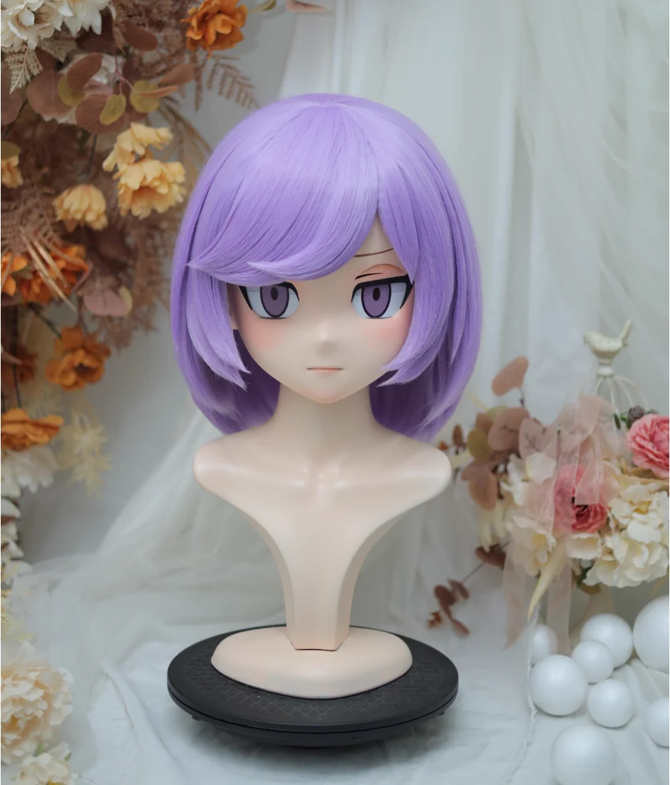 

(NFD36--13)Customize Full Head With Lock Pretty Female/Girl Japanese Animego Character Kig Cosplay Kigurumi Mask Crossdress Doll