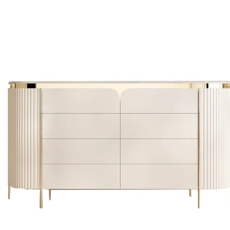 

ide table Modern simple household living room partition cabinet Light luxury bedroom dining room rock slab storage side cabinet