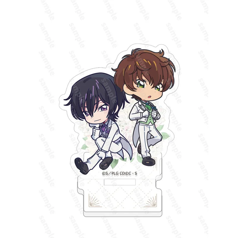 كود GEASS سهرة سلسلة الاكريليك حامل Lelouch Vi Britannia تمثال مكتب الحلي Suzaku Kururugi الشكل CC تمثال لعب الأولاد