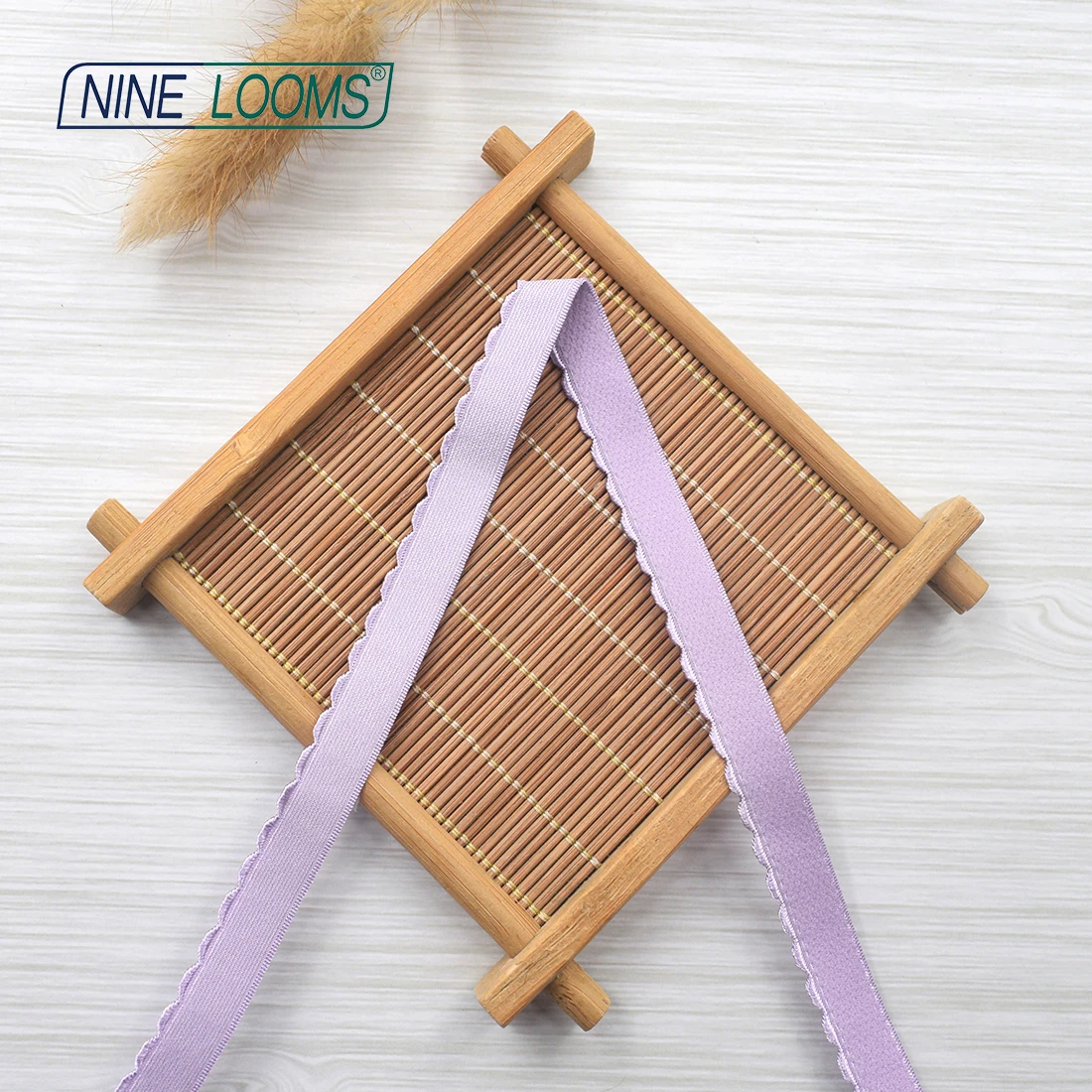 NINE LOOMS Picot BH-Träger, elastisches Band, 3/8 Zoll, 1/2 Zoll, 5/8 Zoll, 10 mm, 13 mm, Schulterband, Unterwäsche, Dessous, Herstellung, Nähbesatz, 2 5 10 Yard – Detail 4