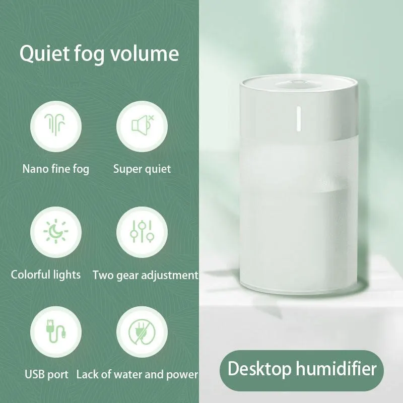 Portable Smart Humidifier for Home Car Oil USB Fresh Aroma Diffuser Mute Diffuser Machine Evaporative Humidifier