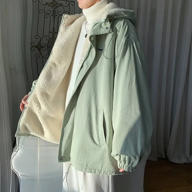 Lamb Wool Jacket Women's 2026 Autumn Winter New Korean Version Loose Workwear Student Cotton Jackets Female Hooded Warm Coat 3 Lamb Wool Jacket Women's Autumn Winter Korean Version Loose Workwear Student Cotton – view 3