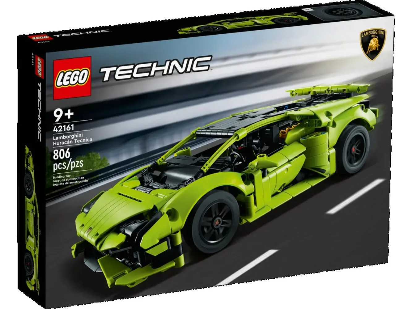 LEGO® Technic 42161 Lamborghini Huracán Tecnica Toy Car Model Kit Motorsport Racing Car Kit for Kids Christmas Birthday Gift