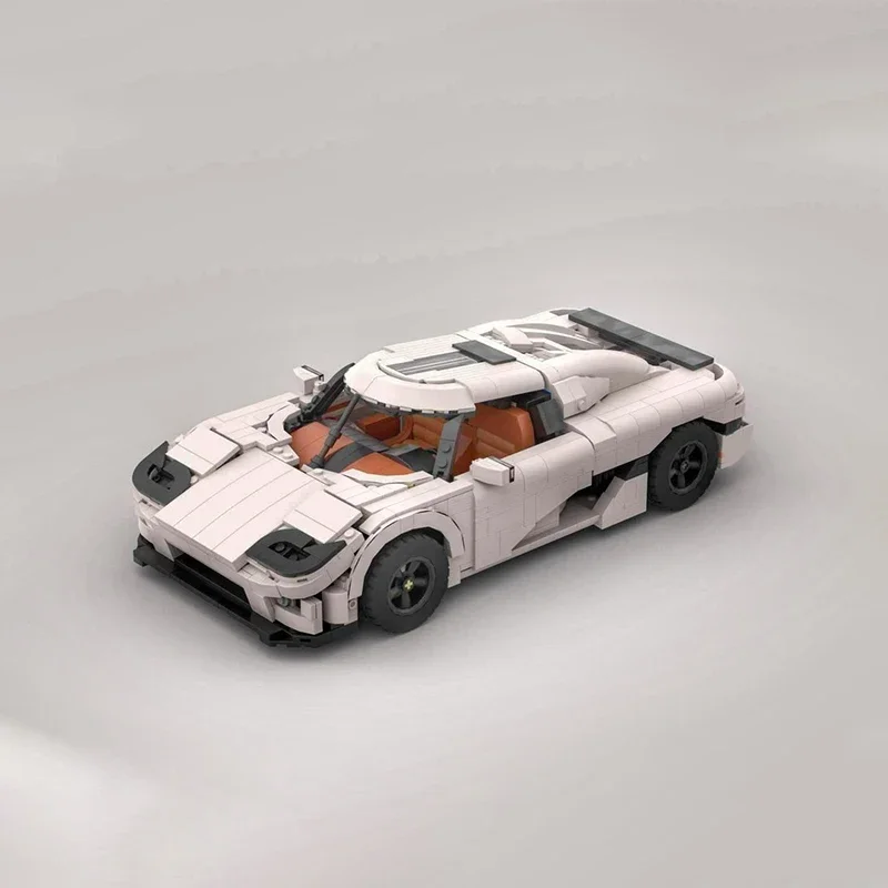 1458-Piece Koenigseggss CCX Race Car Model Feature-Rich, Ideal For Display