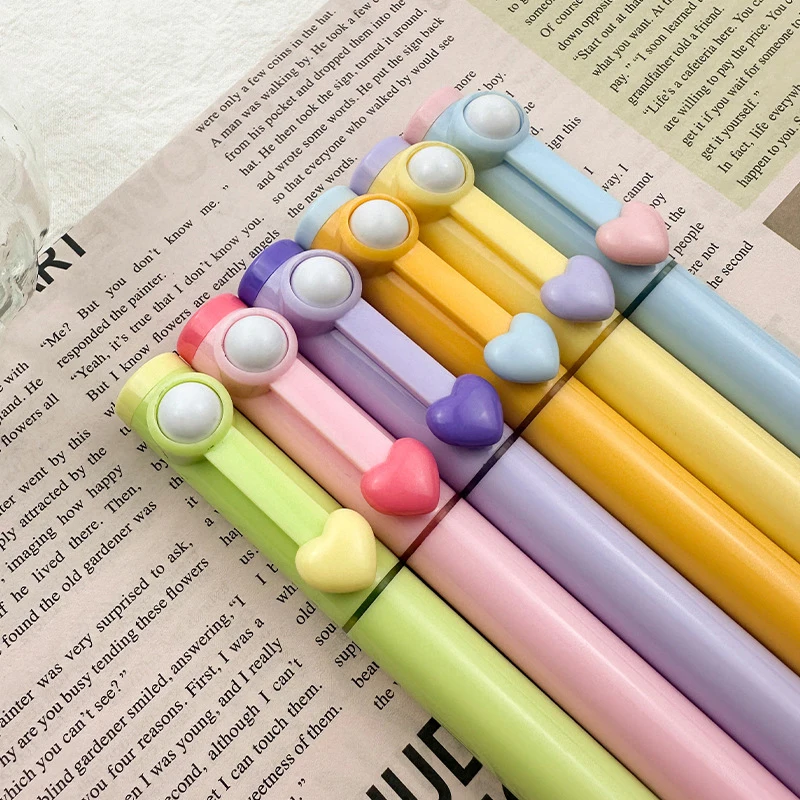 Stylos surligneurs colorés à double pointe, marqueurs structurels ents, surligneurs de dessin, fournitures scolaires pour étudiants, papeterie, 6 pièces